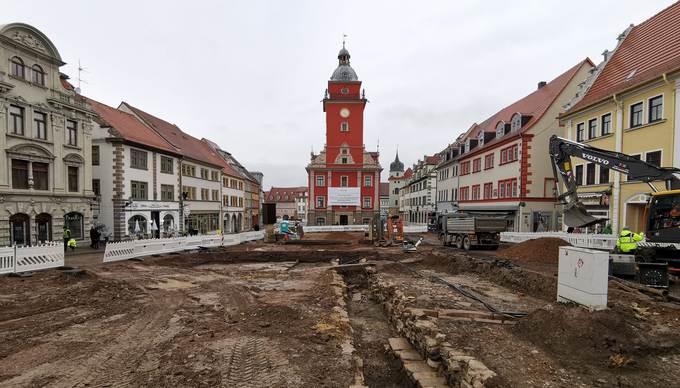 Denkmalgerechte Sanierung des Hauptmarktes